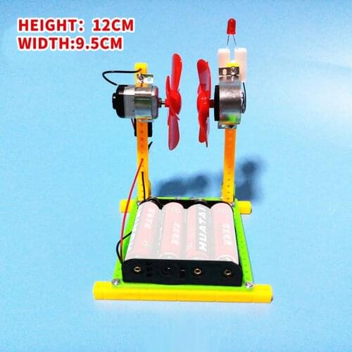 Feichao DIY Making Wind Turbine Generator Model DIY Kits Science Experiment Material kit Children Hand-made Science Toys