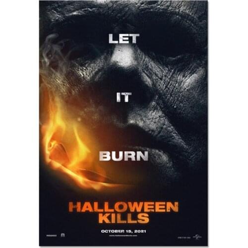 Halloween Kills Poster Custom Canvas Poster Art Home Decoration Cloth Fabric Wall Poster Print Silk Fabric 30X45cm40X60cm