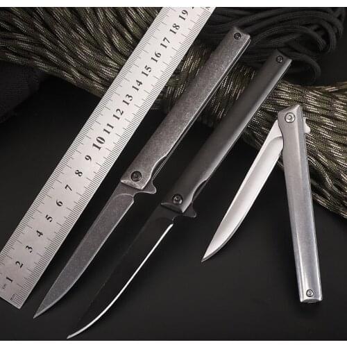 Homir Folding Knife Pocket Stainless Steel Blade, Good Gift Knifes for Hunting Camping Survival Outdoor Everday Portable Knives