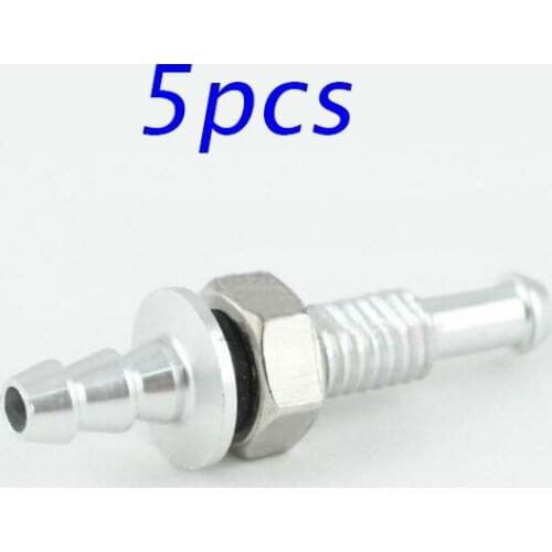 Free Shipping 5PCS M6 Water Faucet For RC Boat Model 4*7mm Water Hose Connector Nipple 6mm Water Nozzle Connector Spare Parts
