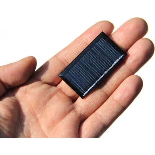 BUHESHUI Wholesale 0.12W 5V Solar Cell Polycrystalline Solar Panel Module DIY Solar Toy Panel Education Kits 45*25mm 1000pcs