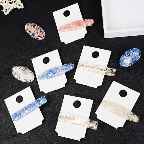 Hair Jewelry Accessories Retro Lady Girls Geometric Ellipse Hair Pins For Women Feme Elegant Wedding Party Appointment