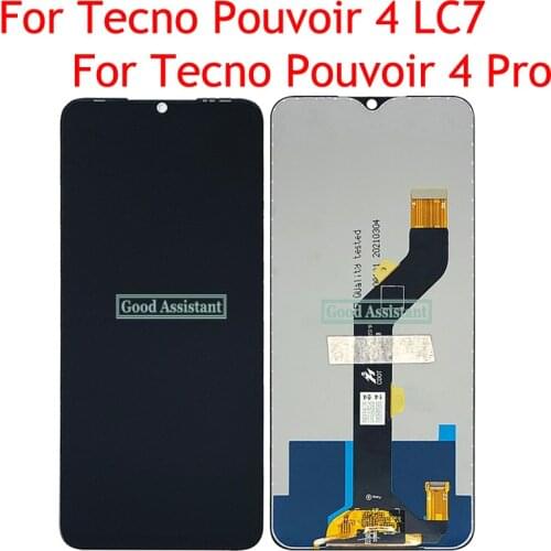 High Quality Black 7.0 inch For Tecno Pouvoir 4 LC7 / Pouvoir 4 Pro LCD Display Touch Screen Digitizer Assembly Replacement