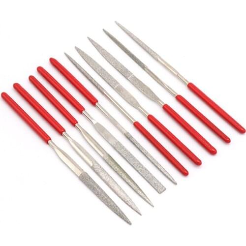 YEODA Superior Quality 10PC/Set 140mm Diamond Mini Needle File Set Handy Tools For Ceramic Glass Gem Stone Hobbies