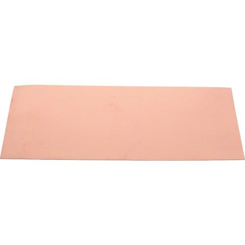 1pc High Purity 99.9% Copper Sheet Pure Cu Metal Plate 0.5mm Thickness Foil Panel Practical Industry Supply 100*200mm