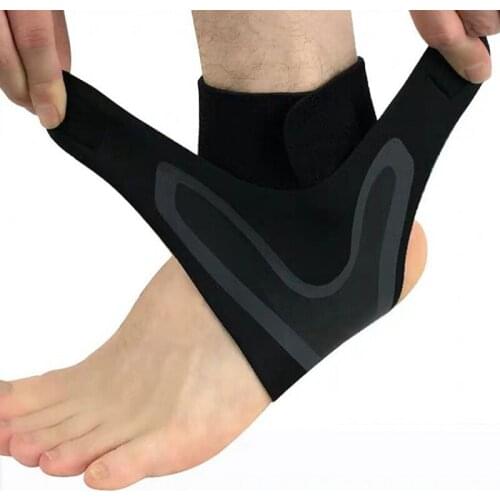 1PCS Sports Ankle Support Brace Elastic High Protect Guard Band Safety Running Basketball Fitness Foot Heel Wrap Bandage