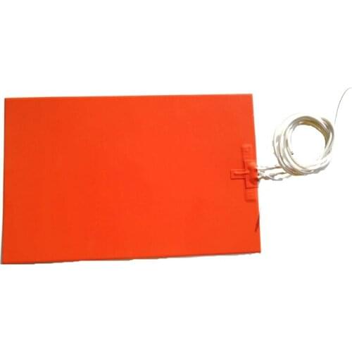 100v 800w 300*500*1.5mm heat bed for 3d printer adhesive 1 side 100k thermistor 1000mm lead wire out from middle of 300mm side