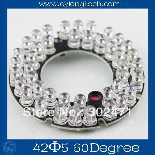 42 LED 5mm Infrared IR Led Board For Camera 60 Degree Bulb.CY42F5-60A
