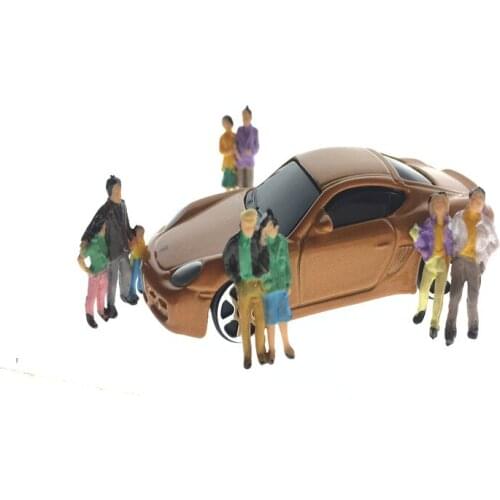 50Pcs HO Scale New 1:87 Model TLayout Painted Diorama People Passengers Figures