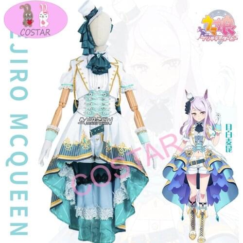 Anime!Umamusume:Pretty Derby Mejiro McQueen Battle Suit Lovely Uniform Cosplay Costume Halloween Party Outfit For Women 2021 NEW