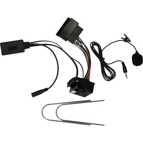 Car BT 5.0 Module Adapter Microphone Wireless Radio AUX-IN Audio Adapter 12pin for Peugeot 207 307 407 308 Citroen C2 C3 RD4