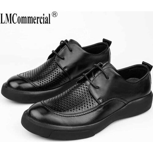 Big size High Quality Genuine Leather Shoes Men,Lace-Up Business Men Shoes,Men Dress Shoes cowhide men casual shoes spring