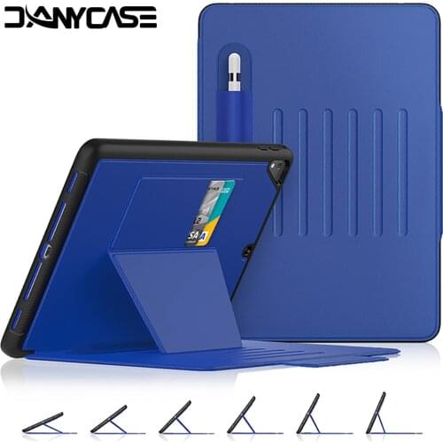 IPad 9.7 Pro Case For iPad Air 2 Case With Pencil Holder iPad 2018 6th Generation 2017 iPad 5th Generation Multi-Angel Cover