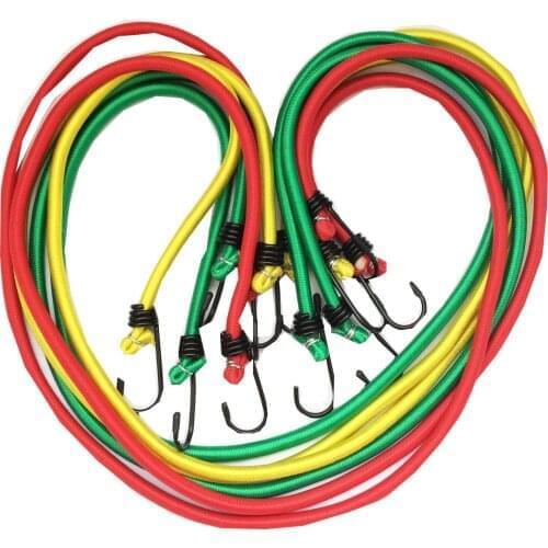 2 Pcs/lot 8mm *120cm bungee elastic cords, Elastic Rope Tied High Luggage Rope with hook in both end