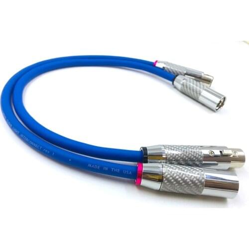 Hifi CARDAS Clear Light XLR Balanced cable Carbon fiber 3pin XLR plug Amplifier CD DVD player Interconnect Audio cable