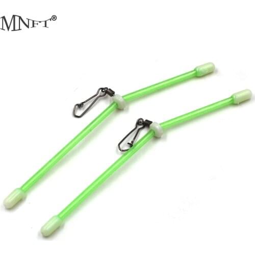 MNFT 6Pcs Fishing Plastic Luminous Balance with Strong pin Sea Hook Lure Connector Fishing Line Elbow Balance Connector