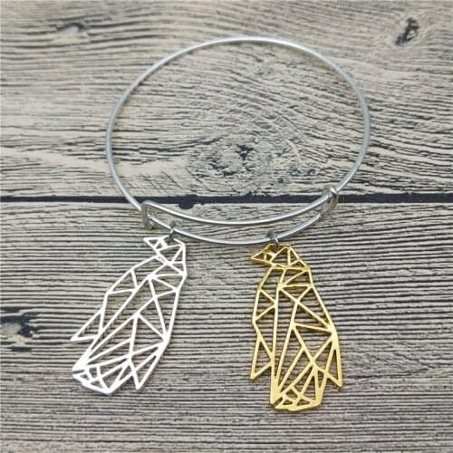 Trendy New Penguin Bangles Cute Penguin Car Bangles Bracelets Fashion Animal Pet Jewellery