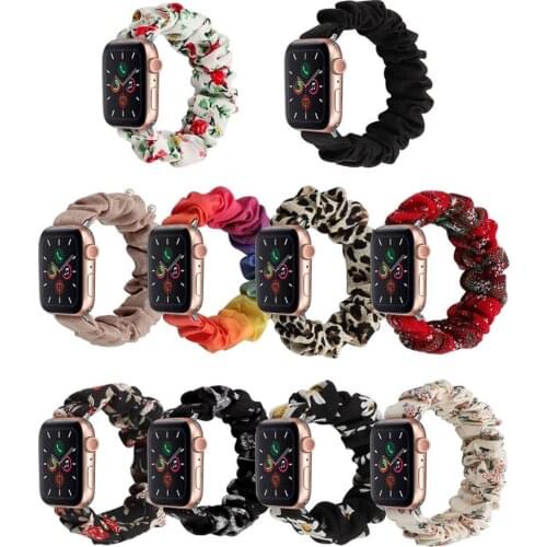 Fashion Elastic Watch Straps Watchband for Apple Watch Band Series 6 5 4 3 38mm 40mm 42mm 44mm for iwatch Strap Bracelet 6 5 4