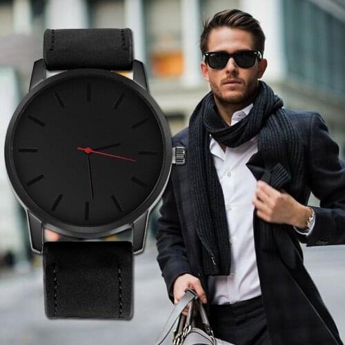 Relojes hombre 2019 Ultra-thin Men Watch Top Brand Luxury Mens Watch Fashion Watch Mens Leather Casual relogio masculino