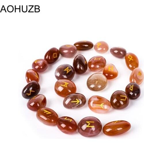 Natural Crystals Quartz Rose Quartz Amethyst Carnelian Amorphous Letter RunesEnergy Stone Reiki Healing Decoration Gemstone