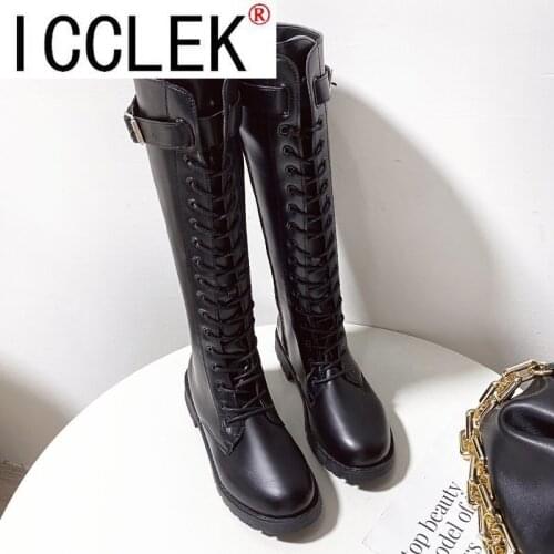 Sexy High Boots Knee-high Pu Boots High Heels for Women Fashion Shoes 2021 Spring Autumn Booties Female Plus Size 35-40