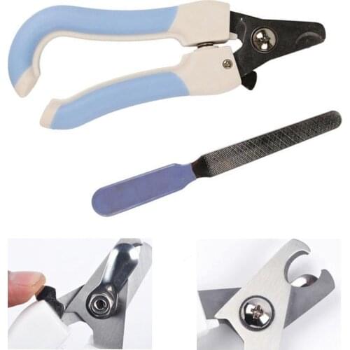 Professional Pet Dog Nail Clipper Cutter With Sickle Stainless Steel Cats Nail Clippers Grinders Pet Cat Dog Grooming Scissors