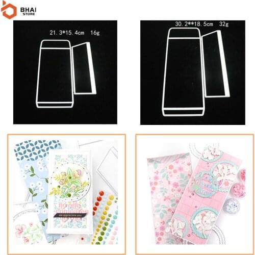 Rectangle Frame Metal Cutting Dies Cut Decoration Scrapbook Paper Card Embossing Decor Craft Mold New Arrival 2021
