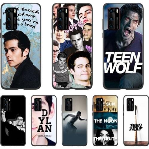 Silicone Cover Teen Wolf Dylan O'Brien For Huawei P40 P30 P20 P10 P9 P8 Lite E Pro Plus mini 2019 Black Soft Phone Case