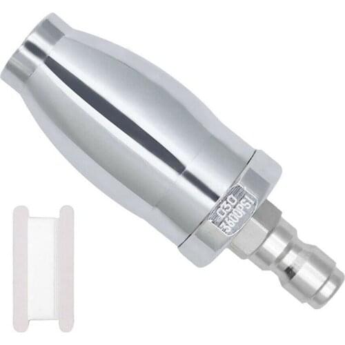Rotating Motor Nozzle 3600PSI 1/4'' Quick Connector for Pressure Washer Sprayer Cleaning
