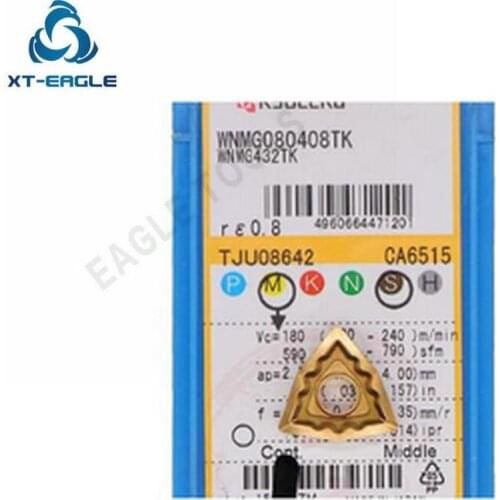 WNMG080404PS CA6515 WNMG080408PS CA6515 WNMG080408TK CA615 Free shipping! Original brand CNC blade