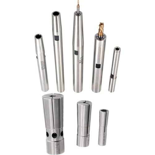 1set slim collet chuck 12mm ST12 DC6 150L+3pcs 3mm 4mm 6mm collets pull back extension adapter tools holder post pull