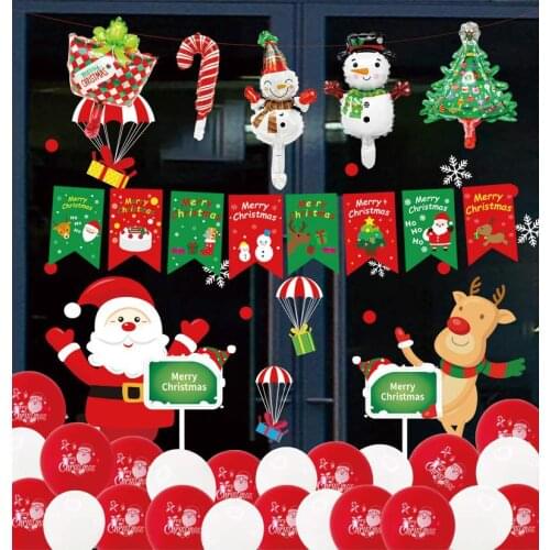 1pc Merry Christmas Balloons Santa Clause Snowman New Year Christmas Party Decoration Home Xmas Party Decor Christmas Theme