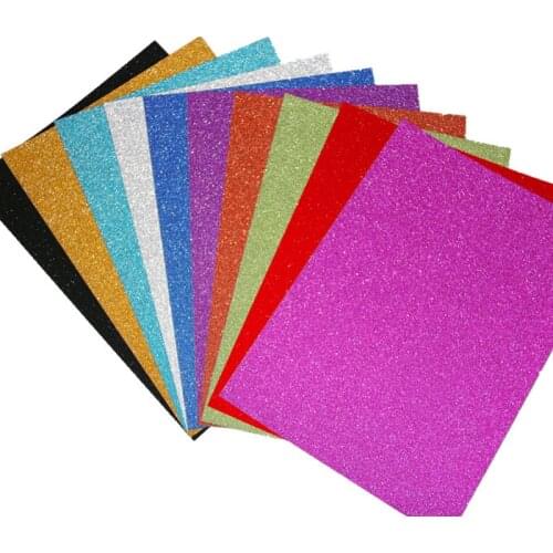20sheets 21*29.7cm A4 250gsm Colorful Glitter Paper DIY Scrapbooking Origami Craft Paper Wedding Party Decoration