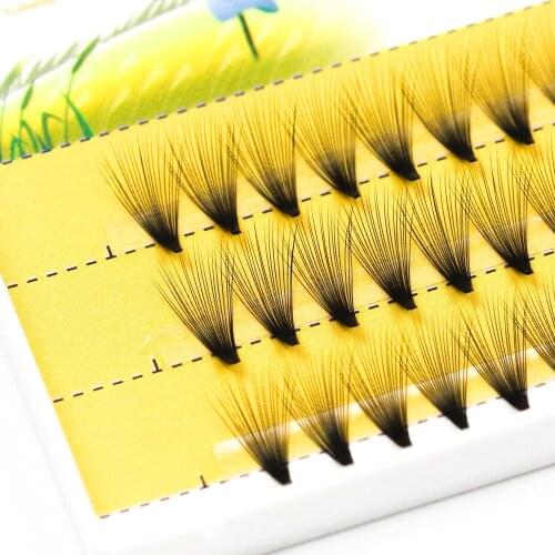 60 pcs/lot 20D handmade natural eyelash extension individual lashes nakeds make up eyelash 0.07 C curl individual lashes makeup