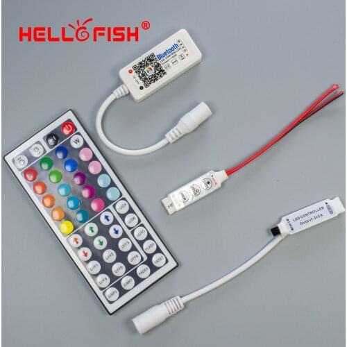 APP Bluetooth RGB Color controller LED strip light IR 44 key DC controller