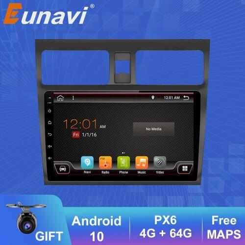 Eunavi 2 DIN Android 10 Car Radio Multimedia Player For Suzuki Swift 2005 -2010 2007 Navigation GPS Autoradio Player Radio video