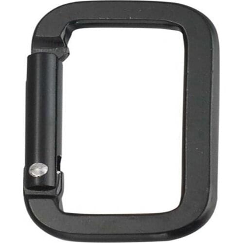 Safe Multi-Function Square Mini Hanging Buckle Aluminum Alloy Carabiner for Outdoor camping equipment Climbing Accessories