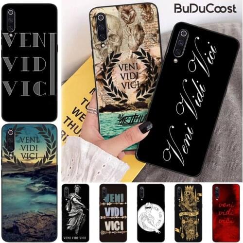 Veni Vidi Vici art Phone Case For Xiaomi Mi 9 9T CC9 CC9E 8 SE Pro A2 Lite 6X 5 A3 A1 Max Mix 2 3