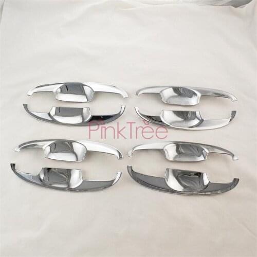 For Toyota Yaris 2005 2006 2007 2008 2009 2010 2011 2012 2013 ABS Chrome Car Door Handle Bowl Cover Car Styling Accessories