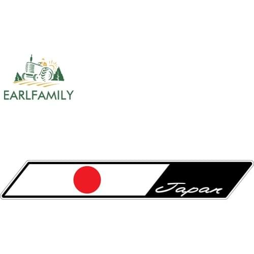 EARLFAMILY 13cm x 2cm for Japan Tokyo Car Assessoires Stickers Vinyl Car Wrap Decal Campervan Truck Surfboard Refrigerator Decor