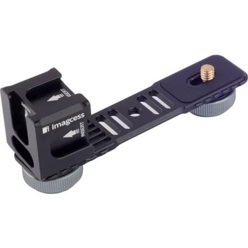 IMAGCESS Zhiyun Feiyu DJI Magic Claw Microphone Hot Shoe Expansion Bracket Four-Headed Cold Shoe PTZ External Fill Light