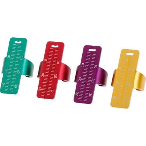 Stainless Steel Instrument Tool Teeth Whitening Dental Finger Ruler Equipment Dentist Endodontic Span Measurement Scale Gauge