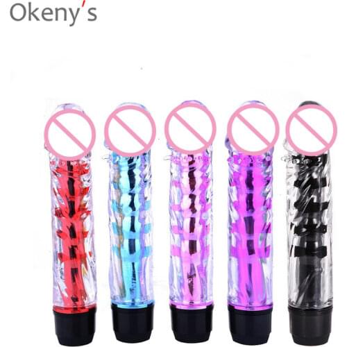 Multispeed Dildo Vibrator for Women Soft Jelly Realistic Dildos for Women G Spot Vibrator Adult Toys Erotic Sex Toys for Women
