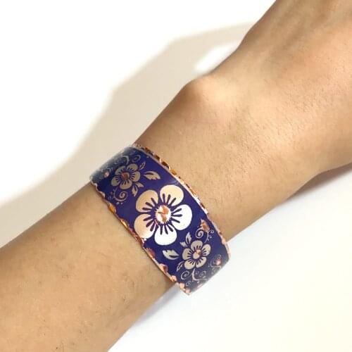 Fashion Women 2020 New Style Handmade Copper Processing Bangle Bracelet Gift
