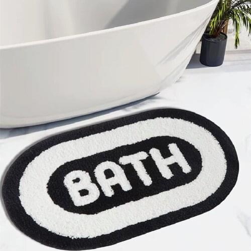 INS Simple BATH Non-Slip Bath Mat Doormat Absorbent Carpets Entrance Mats Balcony Porch Area Rugs Living Room Bathroom Tapis
