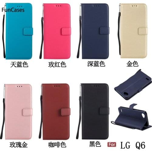 Luxury PU Leather Case sFor Etui LG Q6 Holsters Clips Case Caso Exotic Cep Telefonu Case For LG G6 Mini Q6 Plus Q6 Prime 5.5"