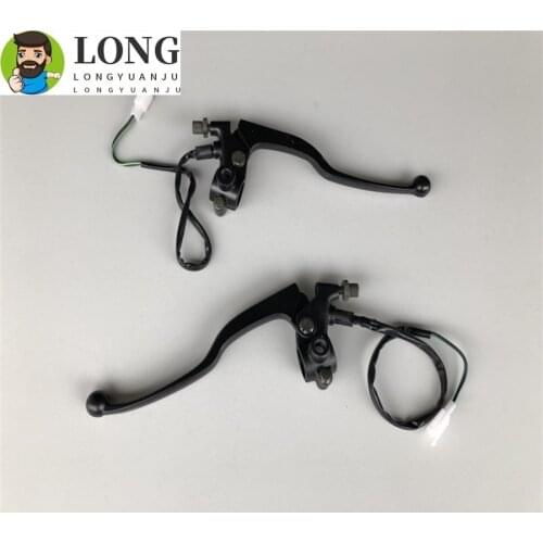 Motorcycle handle lever front brake lever with clutch lever brake stop light switch cable for Yamaha 125cc YBR 125 YBR125 YB125