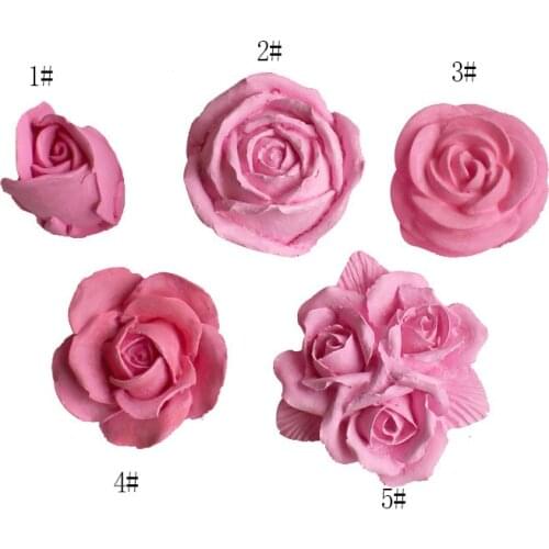 3D Rose Flower Silicone Soap Mold Chocolate Mold DIY Handmade Candle Mold Cake Candy Baking Mould Molds Handmade Craft