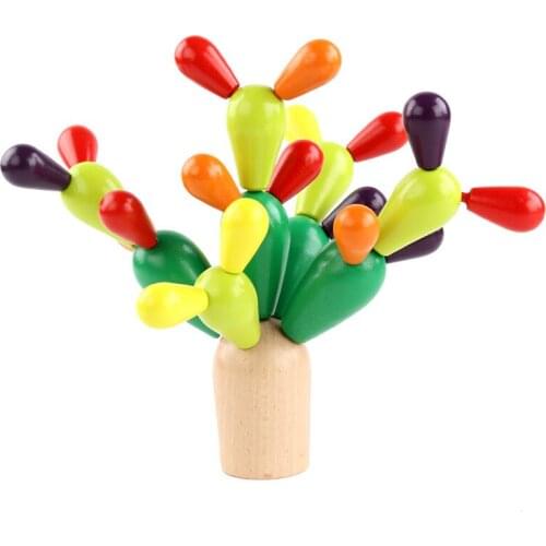 SLPF Wooden Children Piled Up Building Blocks Brick Baby Hands-on Educational Multi Function Split Assembling Toys Kids Gift F12