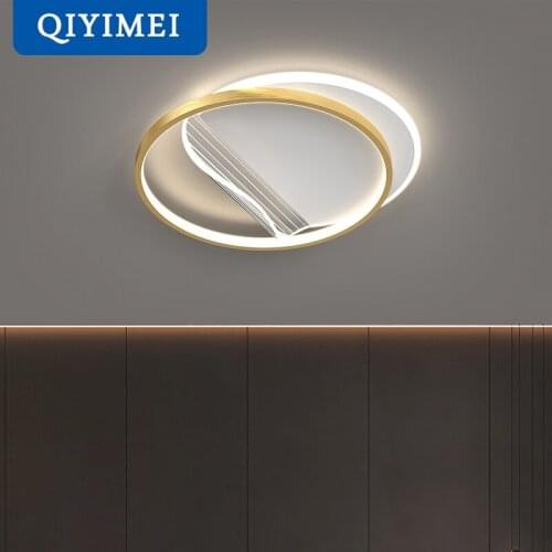 Modern Led Chandeliers Lighting For Living Room Dining Bedroom Indoor Lights Black Golden Color Lustre Lamps Luminaria AC90-260V